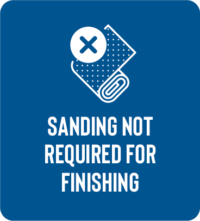 Sanding Not Required