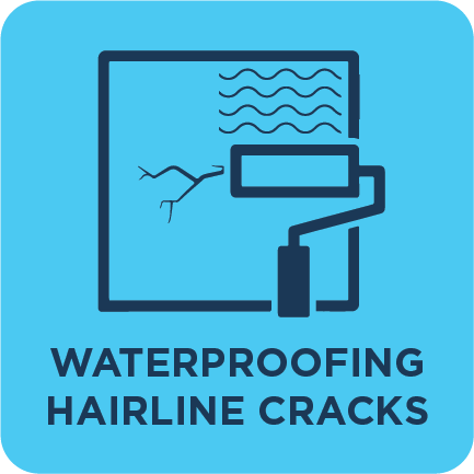 Waterproofing Hairline Cracks